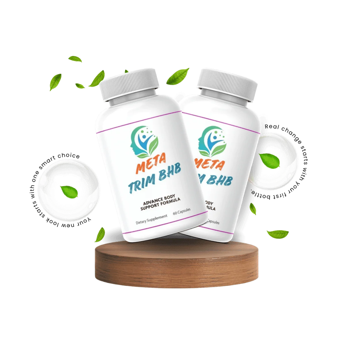 Meta Trim BHB Weight Management Health — Front Label